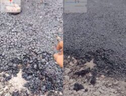 Viral Video Jalan Aspal di Seluma Ambyar Tak Lama Setelah dibangun 