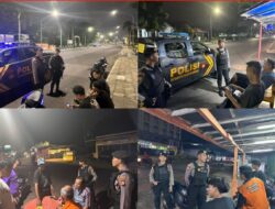 Patroli Malam, Personel Sat Samapta Ingatkan Warga Tidak Pulang Larut Malam Menghindari Gangguan Kamtibmas
