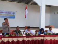 Jelang Pemilu 2024, Kapolsek Padang Jaya Turun Langsung Berikan Pembinaan dan Pelatihan Khusus kepada Linmas 