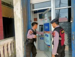 Polres Kaur Patroli Pengecekan Objek Vital ATM di Wilkum 