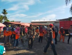 Kapolsek Kaur Selatan Ikuti Baksos dan Karya Bakti Kodim 0408/BS-KAUR dalam Rangka Peringati Hari Juang TNI AD 