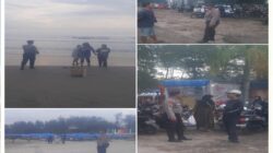 Pasca Ketupat Nala 2024, Polsek Ratu Samban Patroli KRYD di Wisata Pantai Panjang