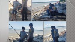 Personel Polsek Kota Manna Laksanakan Patroli Dialogis di Wisata Pantai Pasar Bawah 