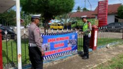 Unit Kamsel Sat Lantas Polres Seluma Laksanakan Imbauan Keamanan dalam Berlalu Lintas